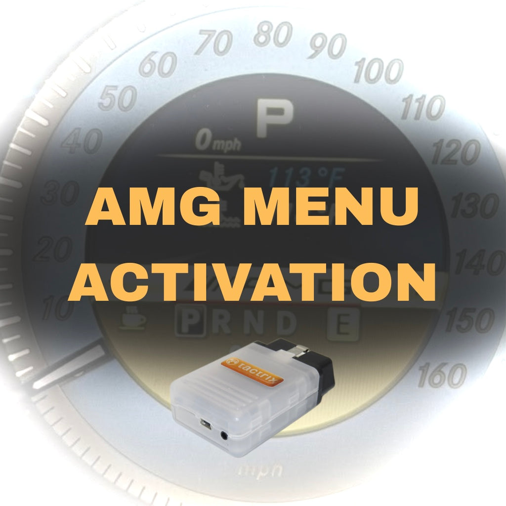 AMG Menu Activation For OEM IC204 Mercedes W212 W204 W218 X204 W166 W176 W117 and other..
