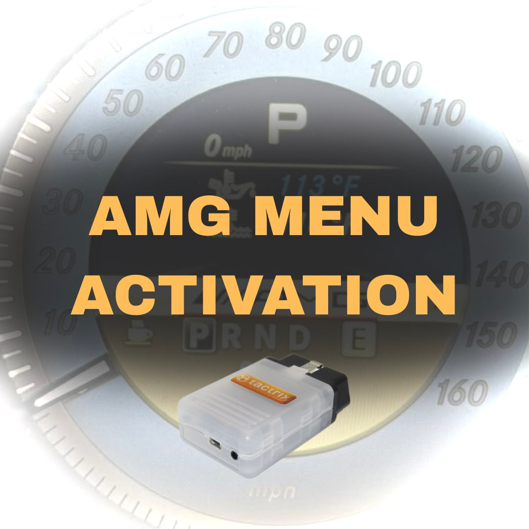 AMG Menu Activation For OEM IC204 Mercedes W212 W204 W218 X204 W166 W176 W117 and other..