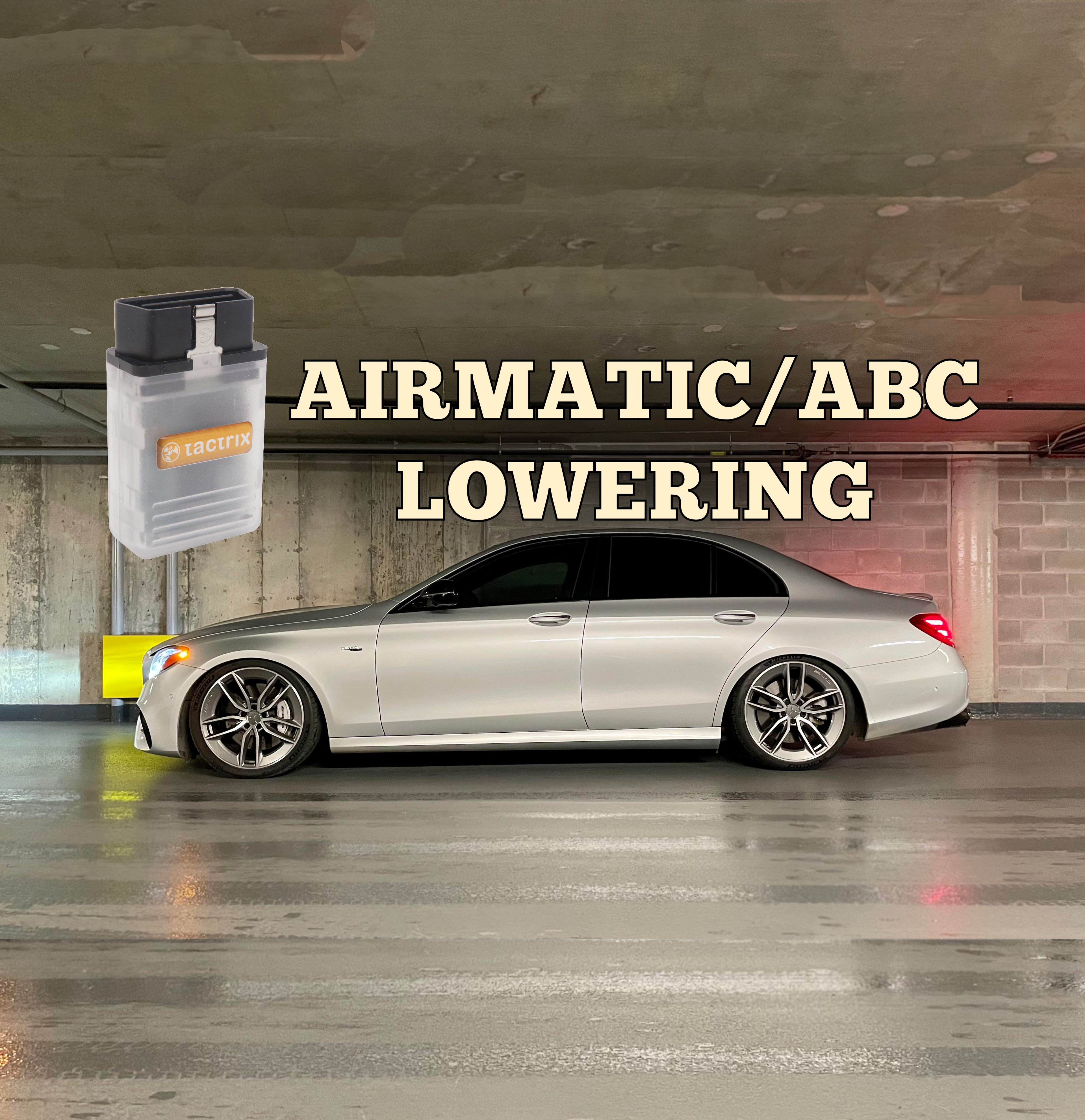 Suspension lowering service / remotely (Mercedes W213 W205 W222 W166 X166)